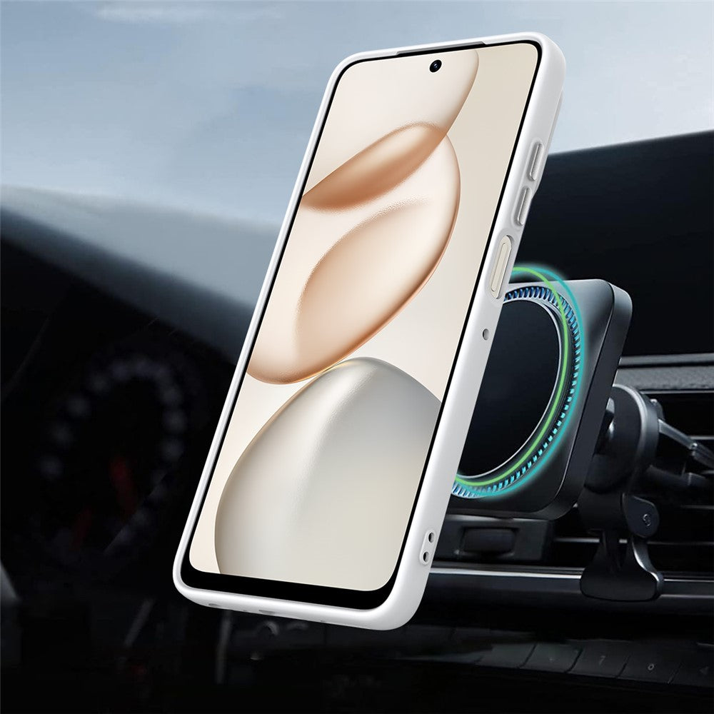 For Honor 400 Smart 4G  /  400 Smart 5G  /  X7d 4G  /  X7d 5G Magnetic Case Rotating Ring Kickstand TPU + PC Back Cover