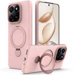 For Honor 400 Smart 4G  /  400 Smart 5G  /  X7d 4G  /  X7d 5G Magnetic Case Rotating Ring Kickstand TPU + PC Back Cover