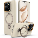 For Honor 400 Smart 4G  /  400 Smart 5G  /  X7d 4G  /  X7d 5G Magnetic Case Rotating Ring Kickstand TPU + PC Back Cover