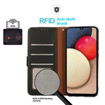 KHAZNEH For Xiaomi 17T Case RFID Blocking Wallet Litchi Texture PU Leather Phone Cover with Strap