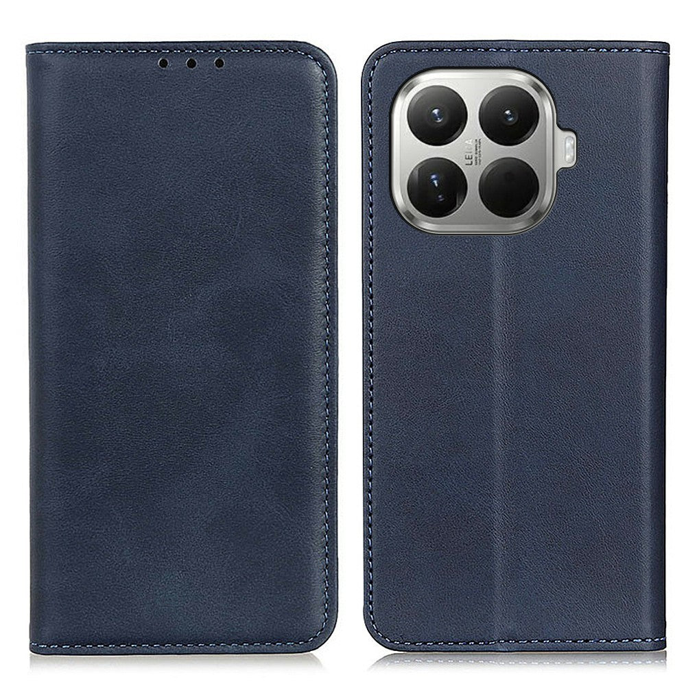 For Xiaomi 17T Case Cowhide Texture Split Leather Flip Wallet Phone Cover