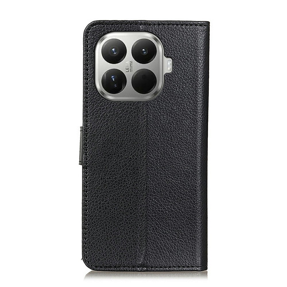 For Xiaomi 17T Wallet Case PU Leather Phone Cover Litchi Texture