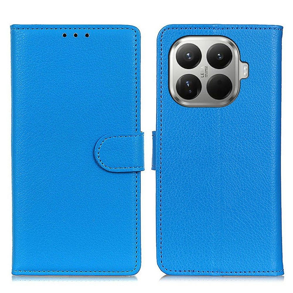 For Xiaomi 17T Wallet Case PU Leather Phone Cover Litchi Texture