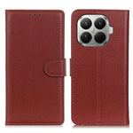For Xiaomi 17T Wallet Case PU Leather Phone Cover Litchi Texture