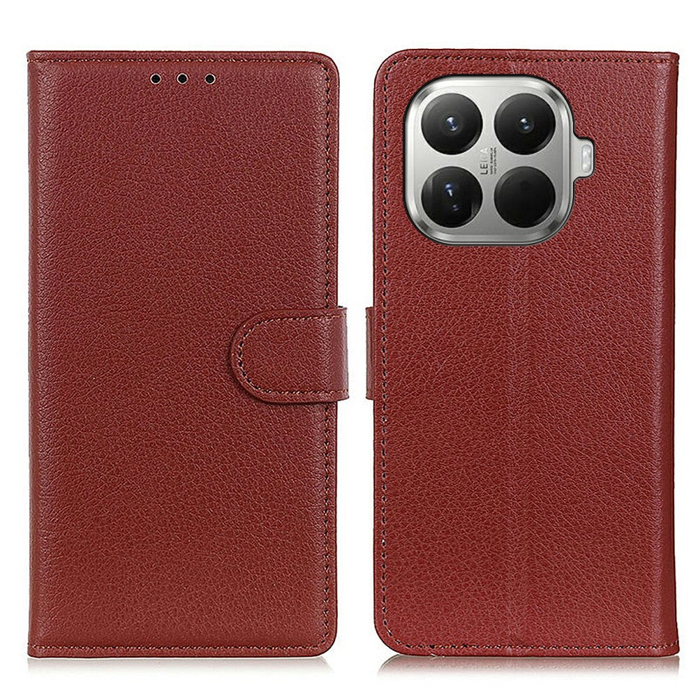 For Xiaomi 17T Wallet Case PU Leather Phone Cover Litchi Texture