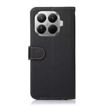 KHAZNEH For Xiaomi 17T Pro Case RFID Blocking Wallet Litchi Texture PU Leather Phone Cover with Strap