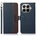 KHAZNEH For Xiaomi 17T Pro Case RFID Blocking Wallet Litchi Texture PU Leather Phone Cover with Strap