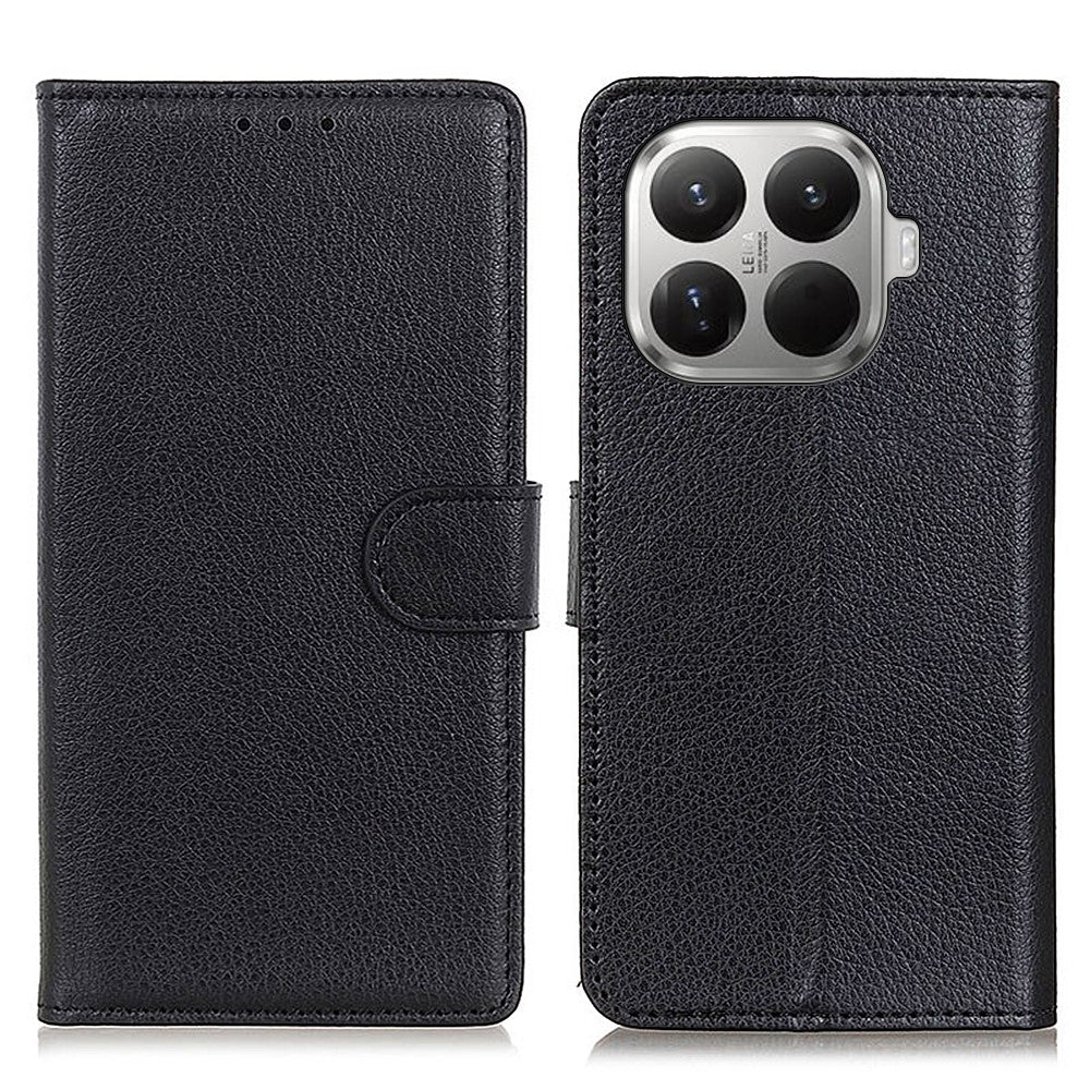 For Xiaomi 17T Pro Wallet Case PU Leather Phone Cover Litchi Texture