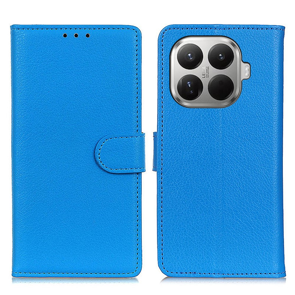 For Xiaomi 17T Pro Wallet Case PU Leather Phone Cover Litchi Texture