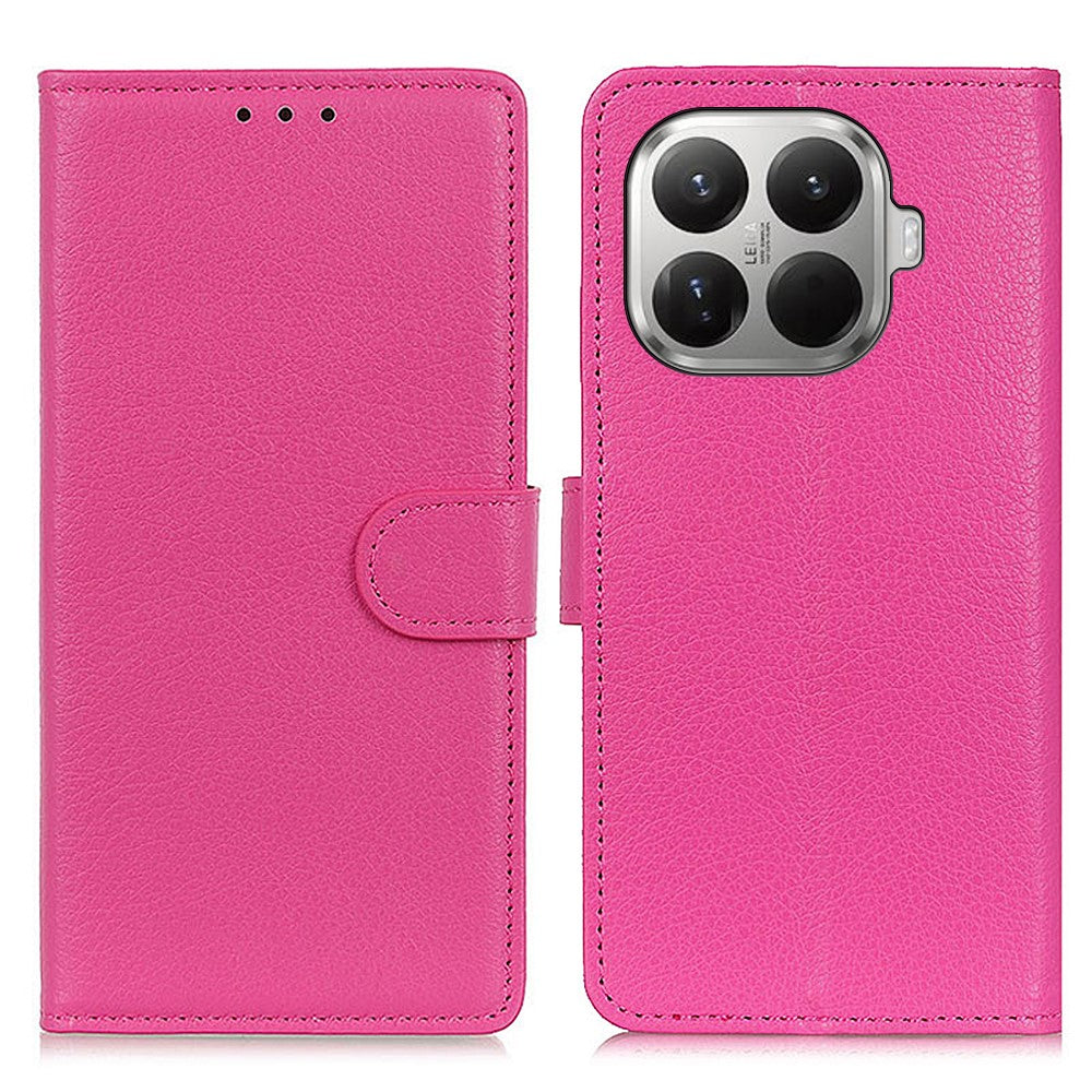 For Xiaomi 17T Pro Wallet Case PU Leather Phone Cover Litchi Texture