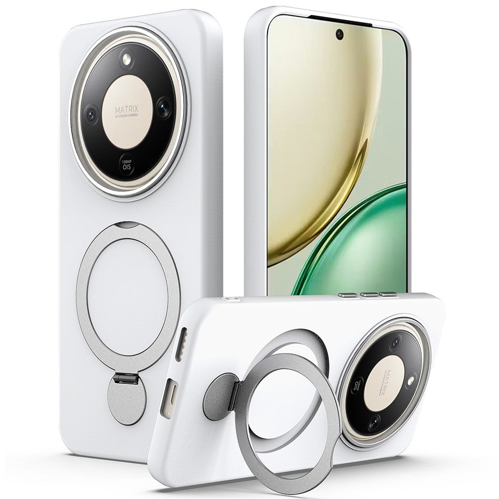For Honor X70 5G  /  X9d 5G  /  Magic8 Lite 5G Magnetic Case Rotating Ring Kickstand TPU + PC Back Cover