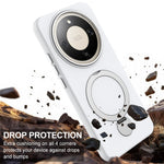 For Honor X70 5G  /  X9d 5G  /  Magic8 Lite 5G Magnetic Case Rotating Ring Kickstand TPU + PC Back Cover