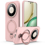 For Honor X70 5G  /  X9d 5G  /  Magic8 Lite 5G Magnetic Case Rotating Ring Kickstand TPU + PC Back Cover