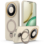 For Honor X70 5G  /  X9d 5G  /  Magic8 Lite 5G Magnetic Case Rotating Ring Kickstand TPU + PC Back Cover