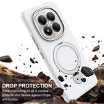 For Xiaomi Redmi Note 15 Pro 4G (Global) Magnetic Case Rotating Ring Kickstand TPU + PC Back Cover