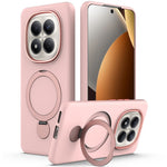 For Xiaomi Redmi Note 15 Pro 4G (Global) Magnetic Case Rotating Ring Kickstand TPU + PC Back Cover