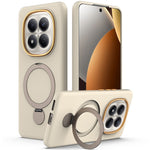 For Xiaomi Redmi Note 15 Pro 4G (Global) Magnetic Case Rotating Ring Kickstand TPU + PC Back Cover