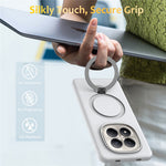 For Xiaomi Redmi Note 15 Pro+ 5G (Global)  /  Poco M8 Pro 5G Magnetic Case Rotating Ring Kickstand TPU + PC Back Cover