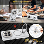 For Xiaomi Redmi Note 15 Pro+ 5G (Global)  /  Poco M8 Pro 5G Magnetic Case Rotating Ring Kickstand TPU + PC Back Cover