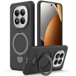 For Xiaomi Redmi Note 15 Pro+ 5G (Global)  /  Poco M8 Pro 5G Magnetic Case Rotating Ring Kickstand TPU + PC Back Cover