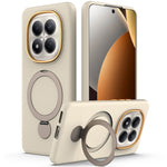 For Xiaomi Redmi Note 15 Pro+ 5G (Global)  /  Poco M8 Pro 5G Magnetic Case Rotating Ring Kickstand TPU + PC Back Cover