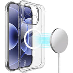 IMAK för Xiaomi 17 Magnetiskt Skal Airbag Stötsäkert Skyddande TPU mobilskal