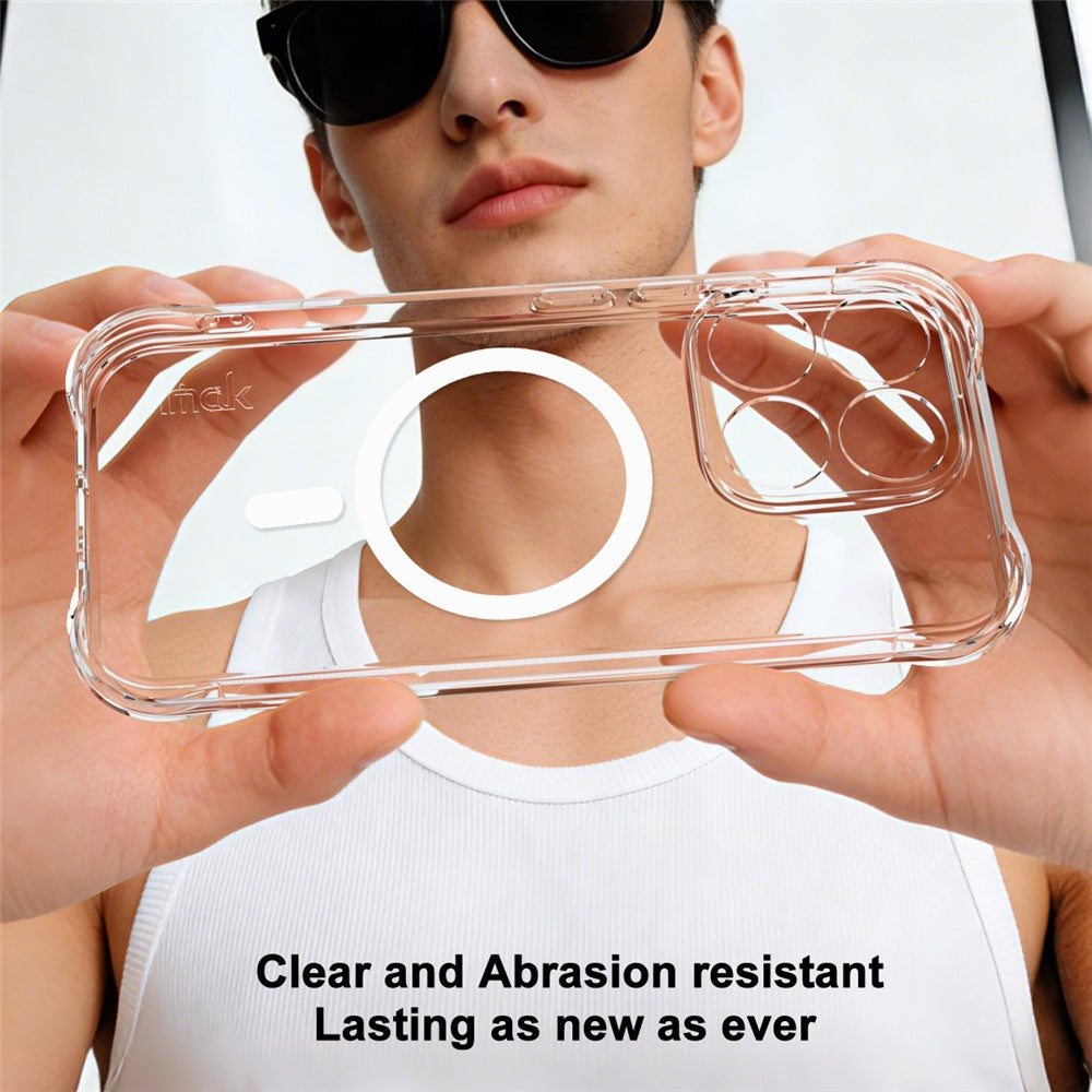 IMAK for Xiaomi 17 Magnetic Case Airbag Shockproof Protection TPU Phone Cover