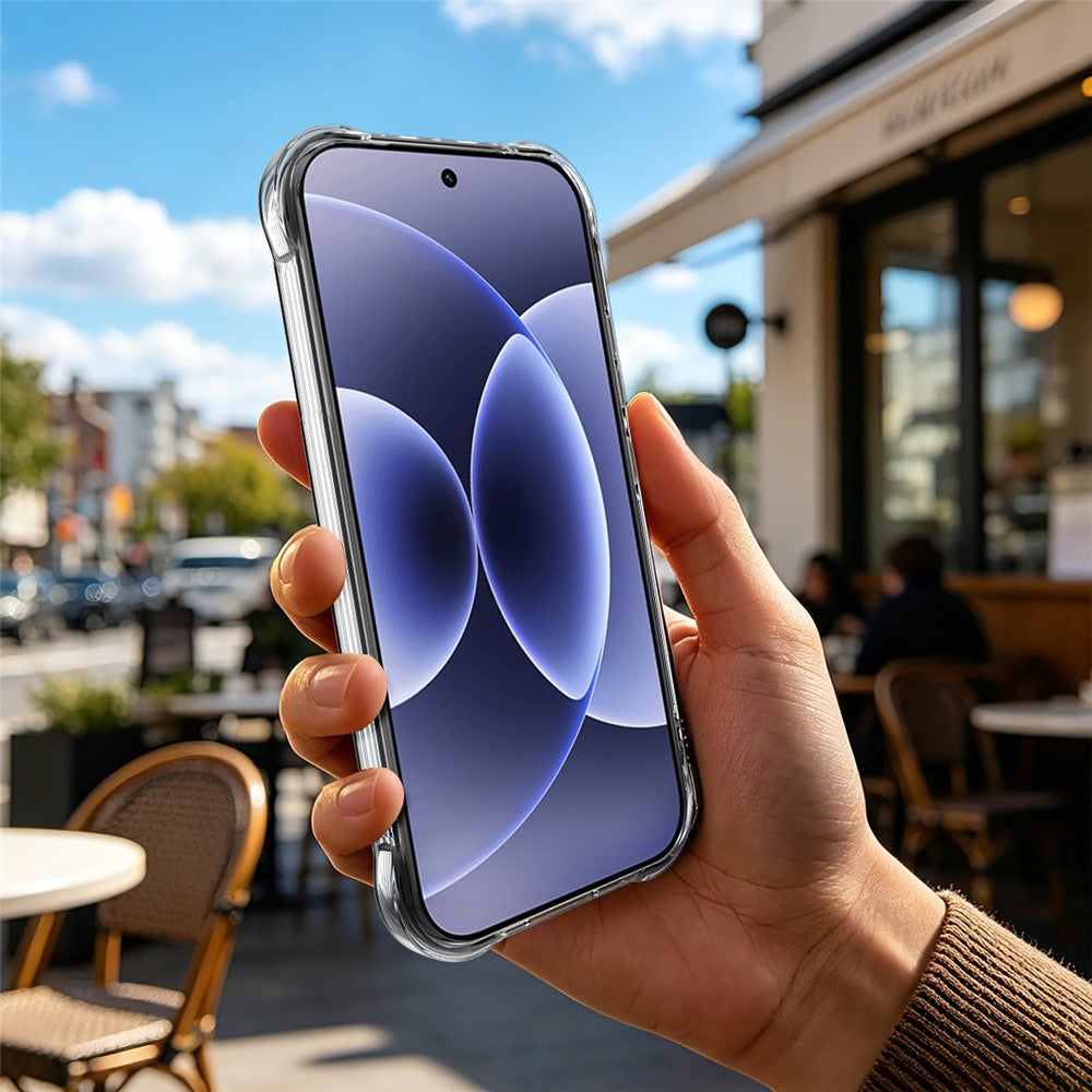 IMAK för Xiaomi 17 Magnetiskt Skal Airbag Stötsäkert Skyddande TPU mobilskal