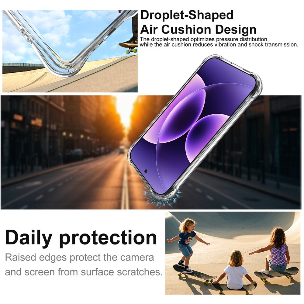IMAK för Xiaomi 17 Pro Magnetiskt Skal Airbag Stötsäkert Skydd TPU mobilskal