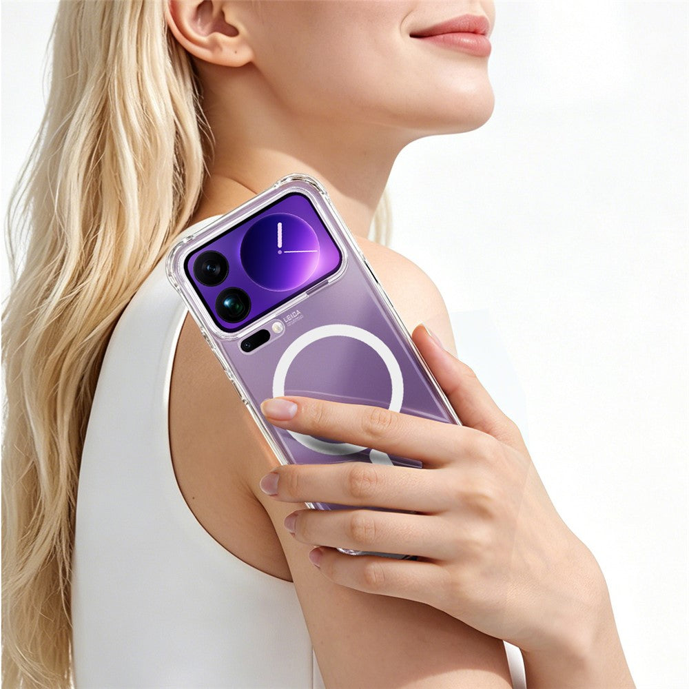 IMAK för Xiaomi 17 Pro Max Magnetiskt Skal Airbag Stötsäkert Skydd TPU mobilskal
