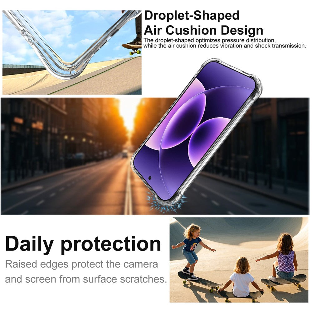 IMAK för Xiaomi 17 Pro Max Magnetiskt Skal Airbag Stötsäkert Skydd TPU mobilskal