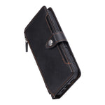Wallet Case for Honor X60 Pro 5G  /  X9c 5G  /  Magic7 Lite 5G Litchi Texture Zipper Pocket Stand Leather Flip Phone Cover with Wrist Strap