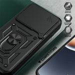 For Motorola Edge 70 Pro+ 5G / Edge 70 Pro 5G Case with Slide Camera Lid PC + TPU Kickstand Phone Cover