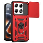 For Motorola Edge 70 Pro+ 5G / Edge 70 Pro 5G Case with Slide Camera Lid PC + TPU Kickstand Phone Cover