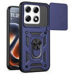 For Motorola Edge 70 Pro+ 5G / Edge 70 Pro 5G Case with Slide Camera Lid PC + TPU Kickstand Phone Cover