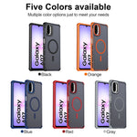 Samsung Galaxy A07 5G / Galaxy A06 4G / Galaxy A06 5G / Galaxy A07 4G / A07s 4G Magnetiskt skal Elektropläterad ram Skin-touch TPU+PC mobilskal