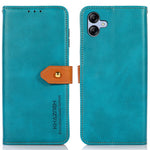 KHAZNEH För Samsung Galaxy A04e 4G / F04 4G / M04 4G Reptåligt Kohudtextur mobilskal PU-läder Guldspänne Folio Flip Plånboksfodral