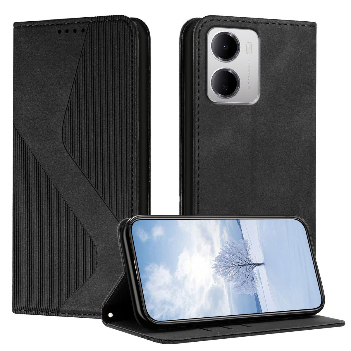 For Xiaomi Redmi 15a 5G Phone Cover Skin-touch Feel Leather Wallet Case with Stand