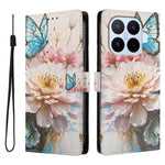 For Xiaomi 17T Case Pattern Print PU Leather Wallet Phone Cover with Wrist Strap