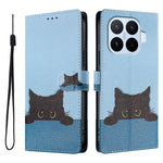 For Xiaomi 17T Pro Case Pattern Print PU Leather Wallet Phone Cover with Wrist Strap