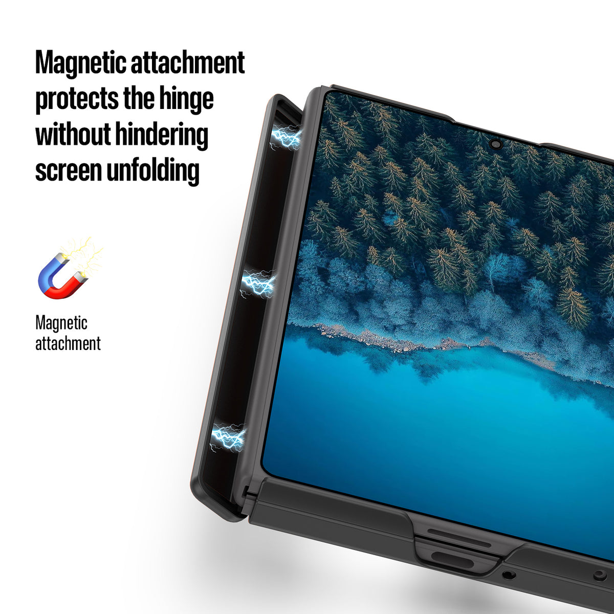 DUX DUCIS til Samsung Galaxy Z Fold8 Magnetisk Cover Expn Series PC + TPU Telefonbagside