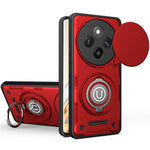 Phone Case For Honor Magic7 Lite 5G / X60 Pro 5G / X9c 5G Ring Kickstand PC + TPU Shell with Slide Camera Cover