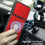 For Xiaomi Redmi 15C 4G (Global) (171mm) / Poco C85 4G (171mm) Case with Slide Camera Cover Ring Kickstand PC + TPU Phone Shell