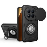 For Xiaomi Redmi Note 15 Pro 4G (Global) Case with Slide Camera Cover Ring Kickstand PC + TPU Phone Shell