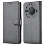 AZNS For Honor X40 5G Phone Protective Flip Cover Shockproof PU Leather + TPU Interior Case with Stand