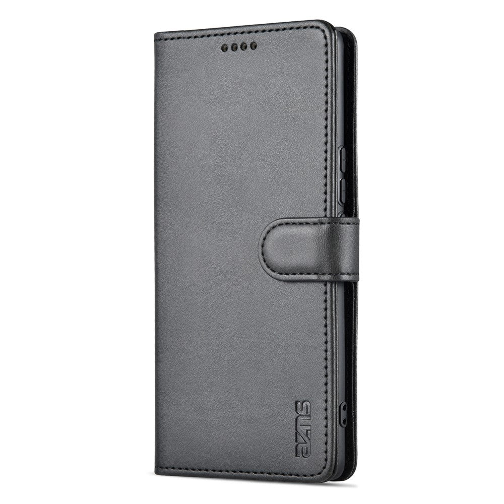AZNS For Honor X40 5G Phone Protective Flip Cover Shockproof PU Leather + TPU Interior Case with Stand