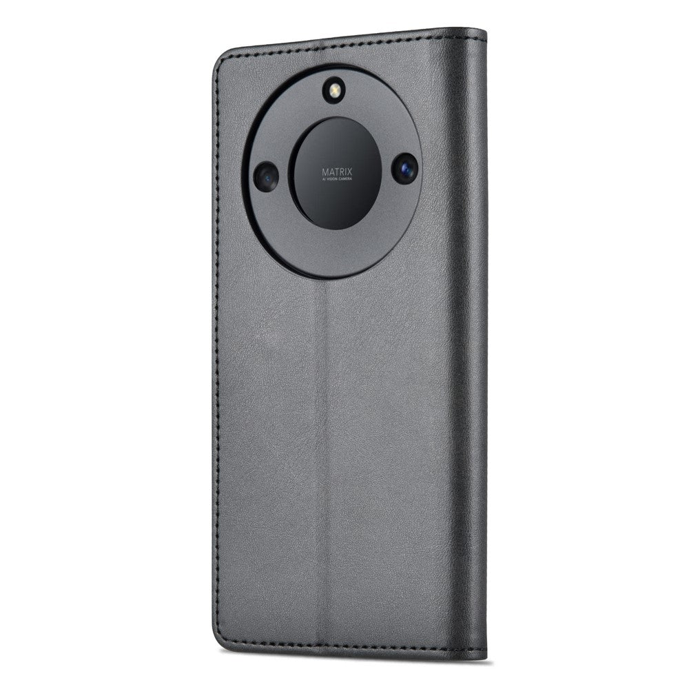 AZNS For Honor X40 5G Phone Protective Flip Cover Shockproof PU Leather + TPU Interior Case with Stand