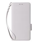 For Xiaomi 17T Case Litchi Texture Wallet Leather Phone Cover with Wrist Strap