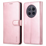AZNS For Huawei Mate 50 Pro 4G Anti-fall Phone Protective Flip Cover PU Leather + TPU Interior Case with Stand