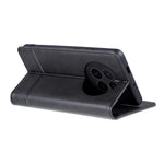 AZNS Til Huawei Mate 50 4G Overflade i Koskind Tekstur Stående Telefoncover PU Læder Magnetisk Auto-absorberet Folio Flip Pung Cover